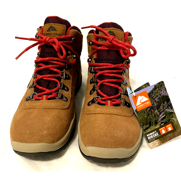 Ozark Trail Women's Leather Waterproof Stoneclad Hiker Boots Size 9 NEW - Picture 4 of 8